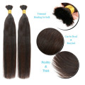 100% não-processado final completo duplo 7A seda reta cabelo brasileiro em massa
